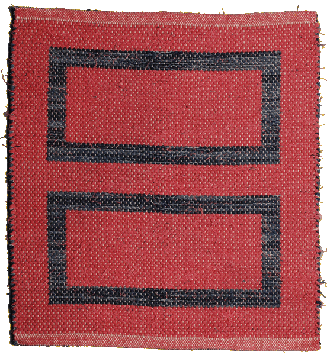 handwoven wool rug by Nancy Kennedy