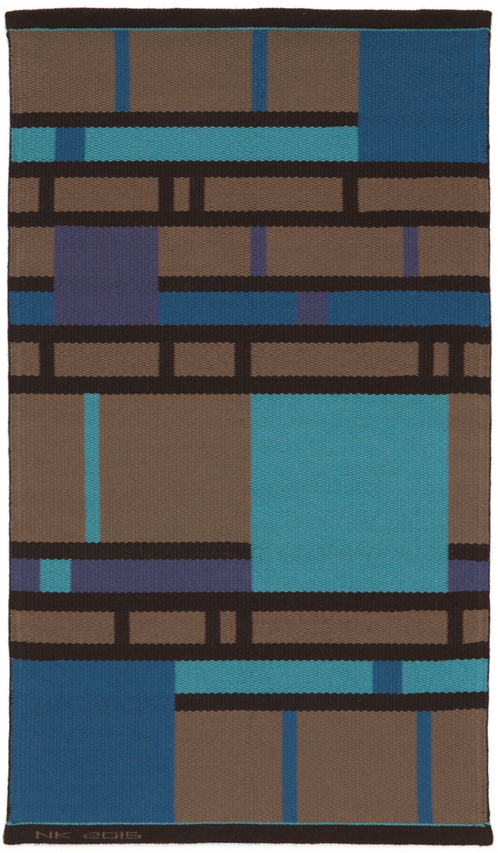Piet - handwoven wool rug by Nancy Kennedy
